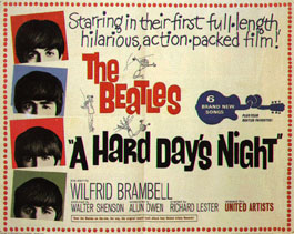 Cartel de A hard day's night