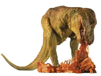 T. rex comiendo